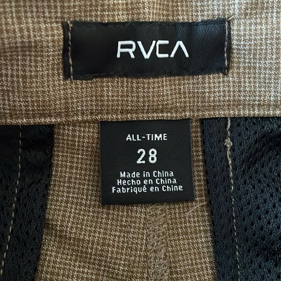 RVCA Brown Shorts - Picture 5 of 8